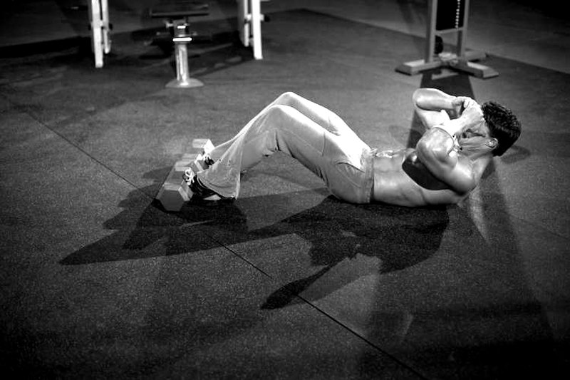 3/4 Sit-Up — start position demonstration photo