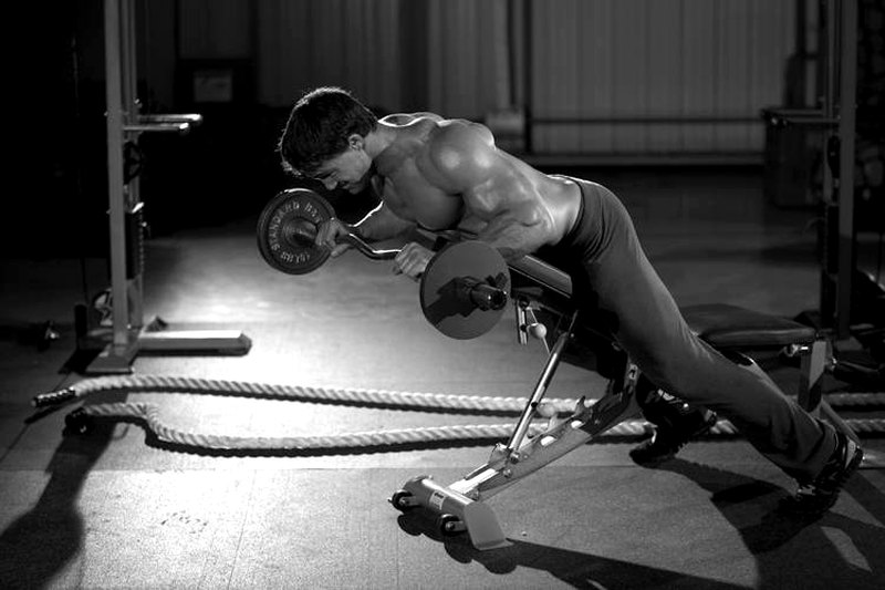 Anti-Gravity Press — start position demonstration photo