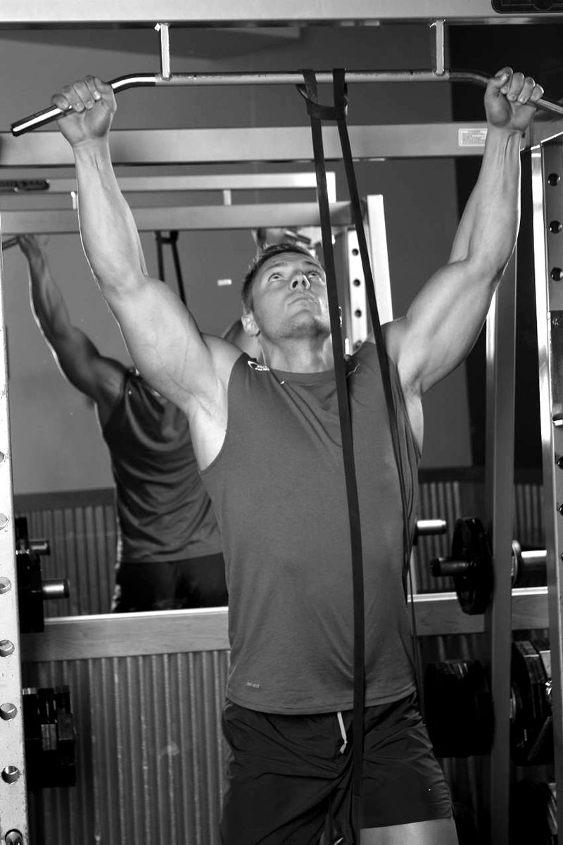 Band Assisted Pull-Up — start position demonstration photo
