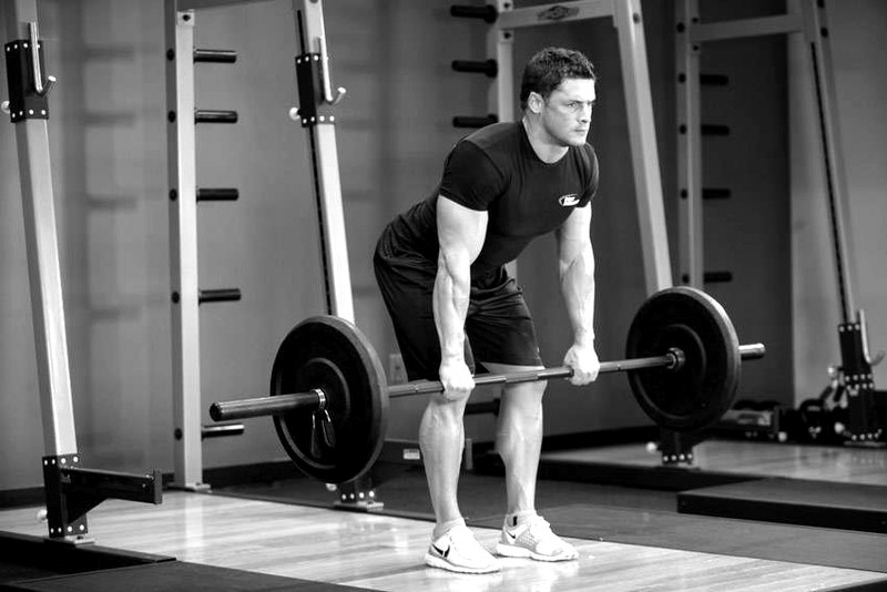 Bent Over Barbell Row — start position demonstration photo