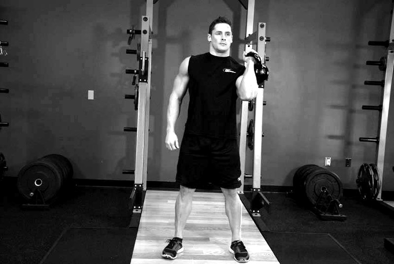 Bent Press — start position demonstration photo