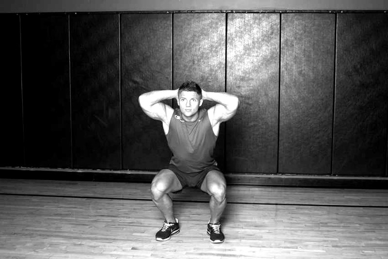 Bodyweight Squat — end position demonstration photo