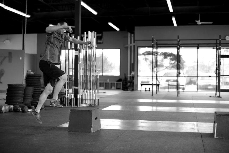 Box Skip — start position demonstration photo