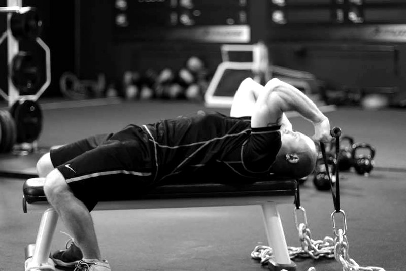 Chain Handle Extension — start position demonstration photo