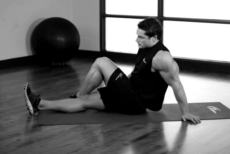Dancer's Stretch — start position demonstration photo