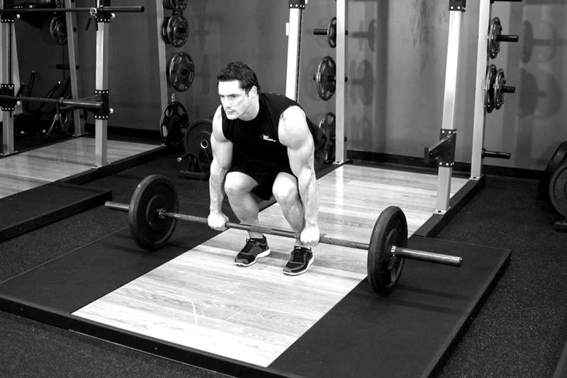 Conventional Deadlift — start position demonstration photo