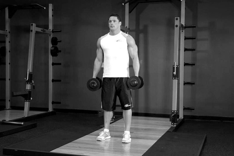Dumbbell Squat — start position demonstration photo