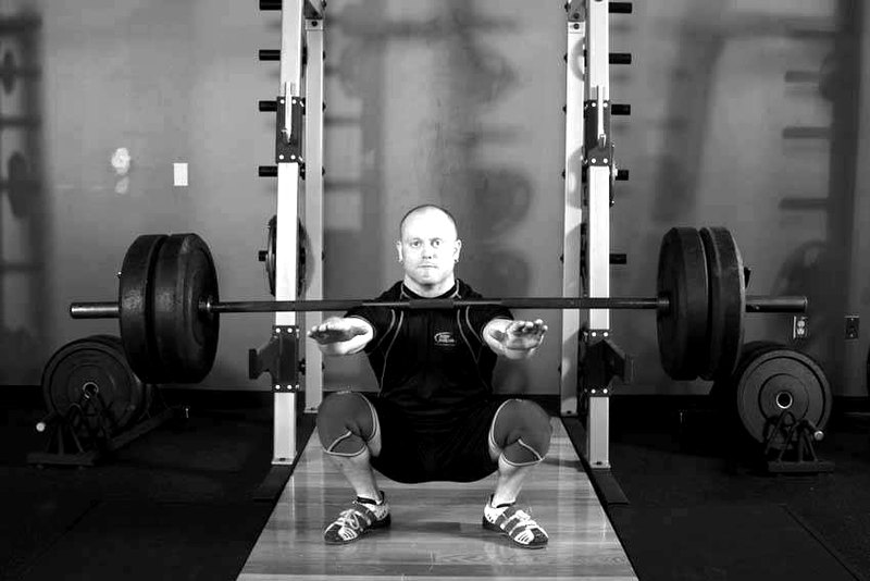 Frankenstein Squat — end position demonstration photo