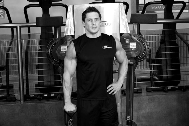 Front Cable Raise — start position demonstration photo