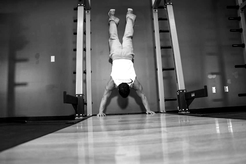 Handstand Push-Ups — start position demonstration photo