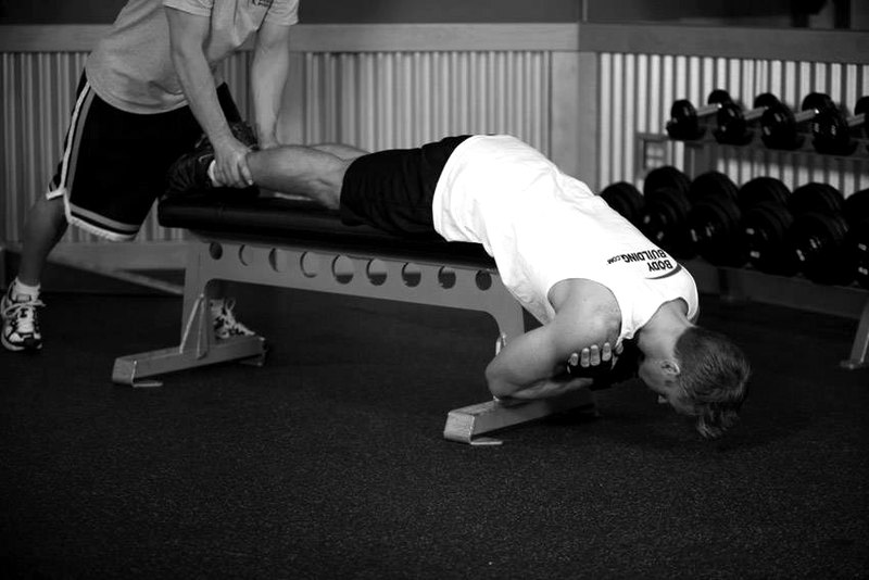 Hyperextensions With No Hyperextension Bench — start position demonstration photo