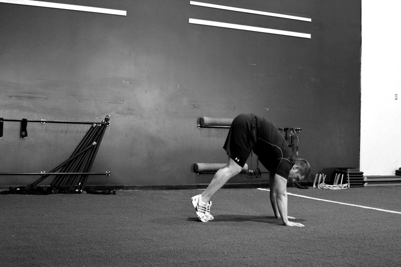 Inchworm — start position demonstration photo
