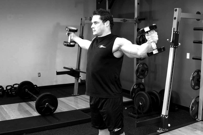 Iron Cross — end position demonstration photo