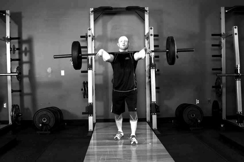 Jerk Balance — start position demonstration photo