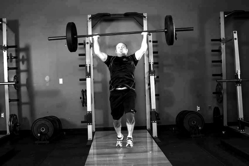 Jerk Balance — end position demonstration photo