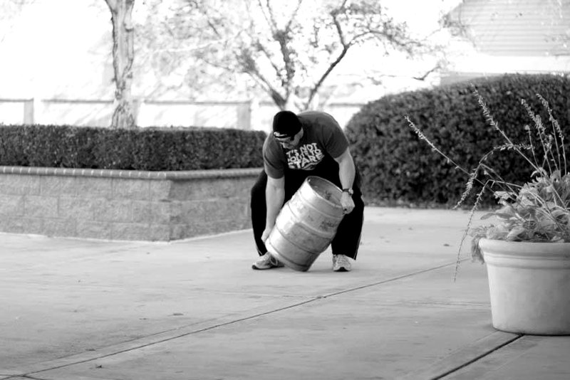 Keg Load — start position demonstration photo