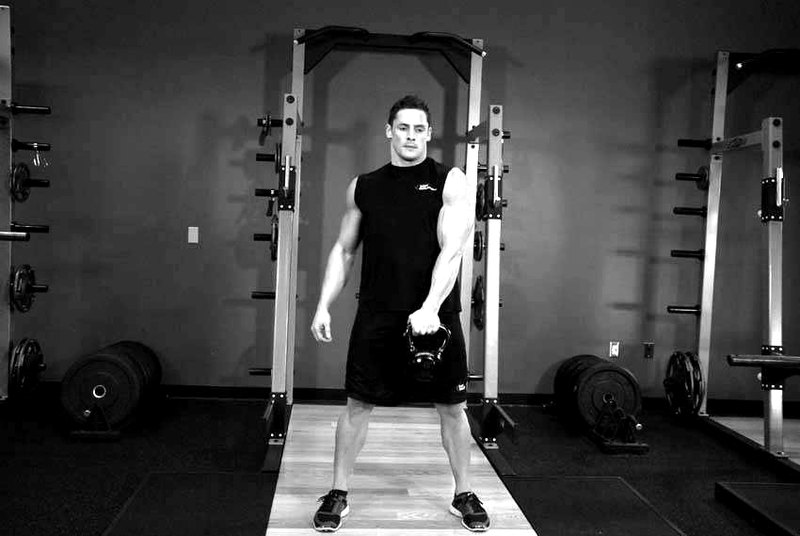 Kettlebell Swing — start position demonstration photo