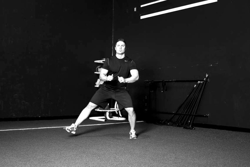 Lateral Bound — start position demonstration photo