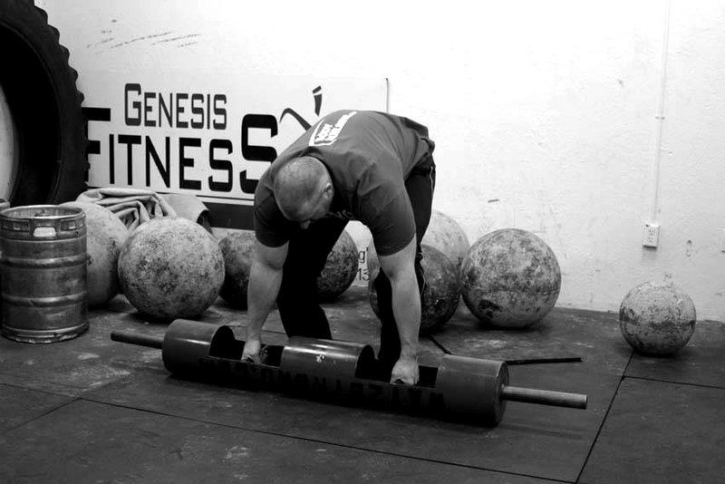 Log Lift — start position demonstration photo
