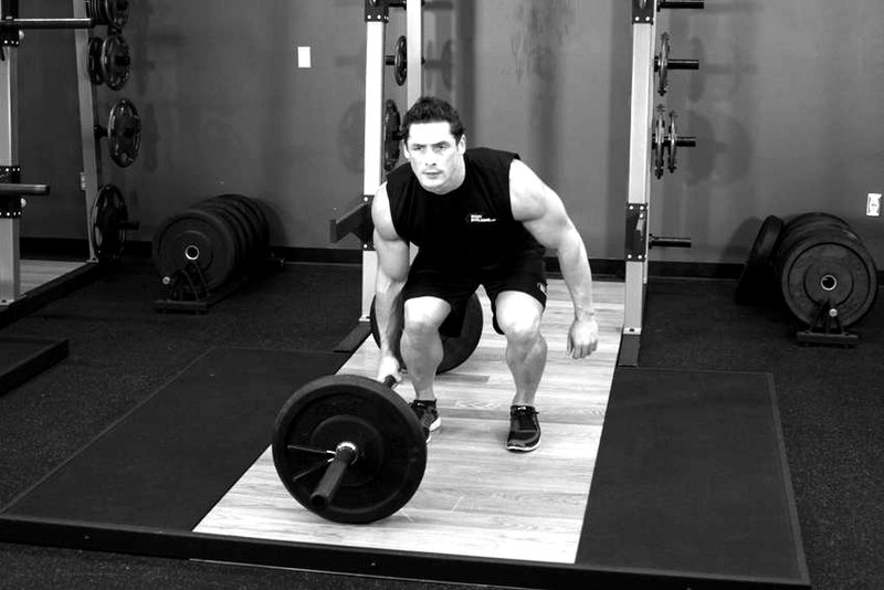 One-Arm Side Deadlift — start position demonstration photo