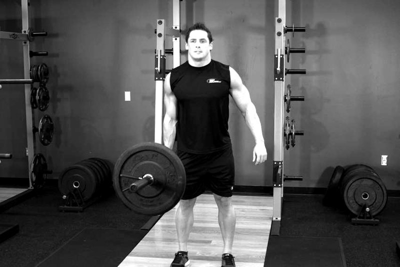 One-Arm Side Deadlift — end position demonstration photo