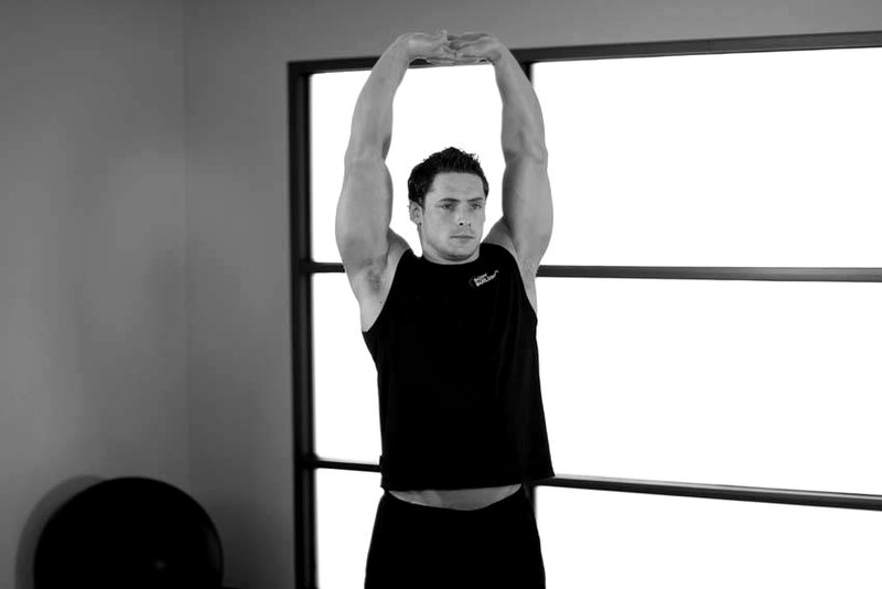 Overhead Stretch — end position demonstration photo
