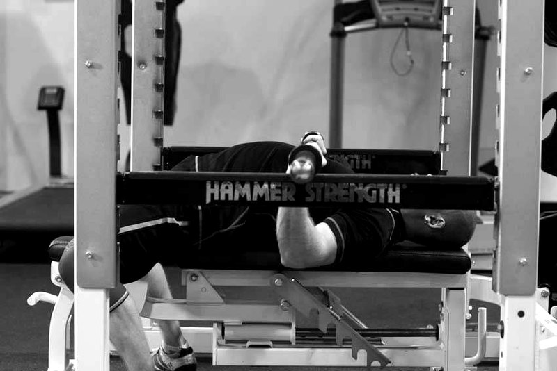 Pin Presses — start position demonstration photo