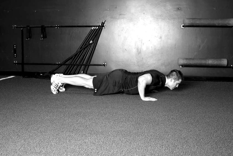 Plyo Push-up — start position demonstration photo