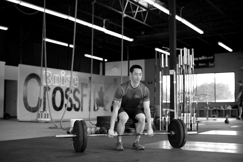 Power Clean — start position demonstration photo