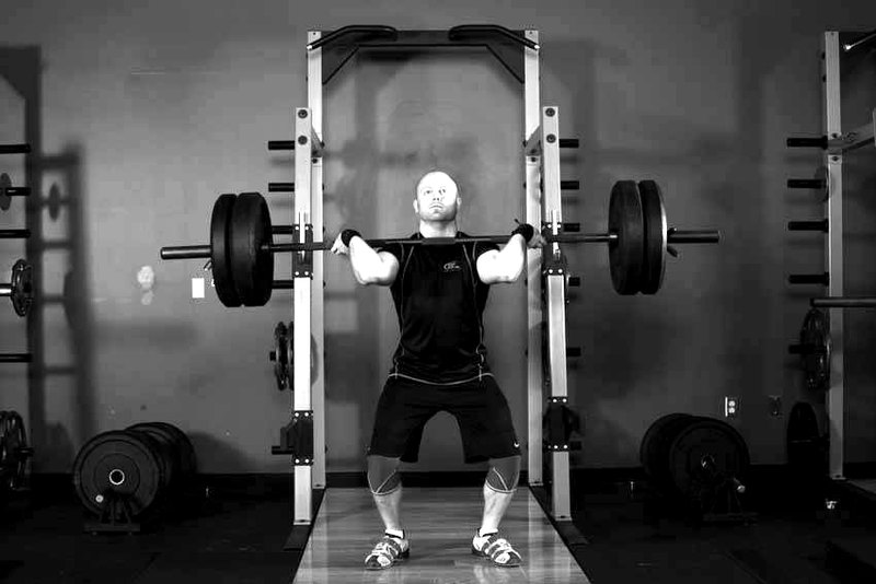 Power Jerk — end position demonstration photo