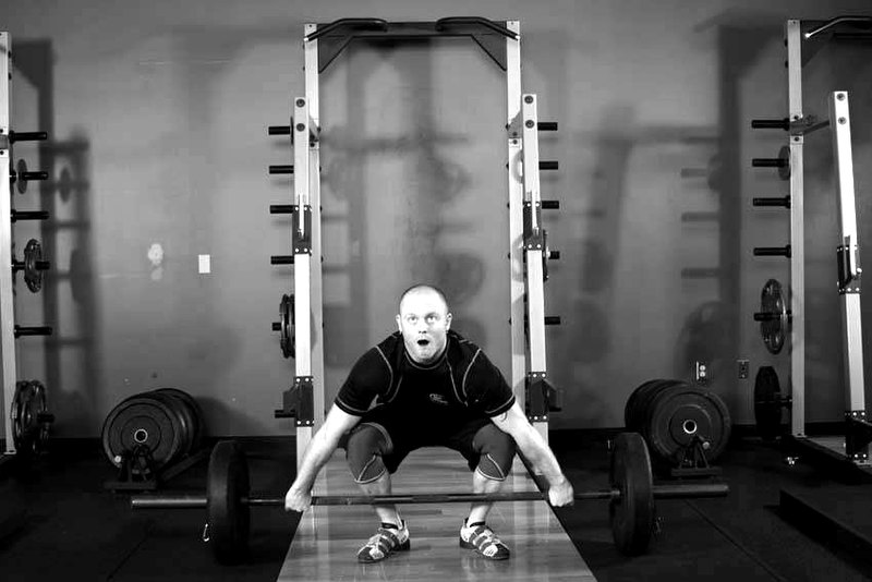 Power Snatch — start position demonstration photo