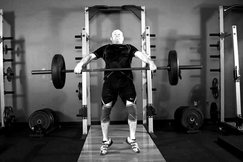 Power Snatch — end position demonstration photo
