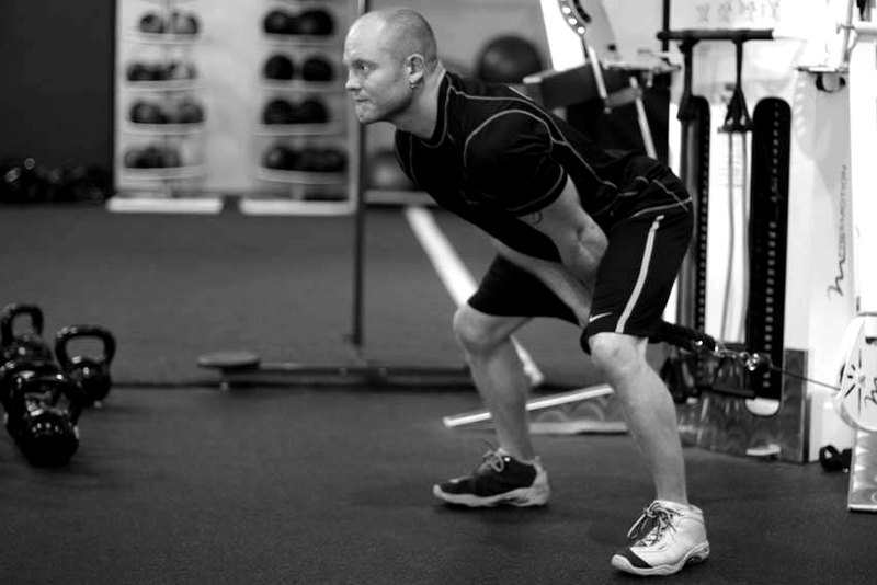 Pull Through — start position demonstration photo