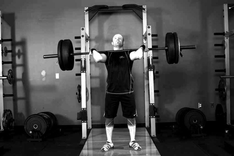 Push Press — start position demonstration photo