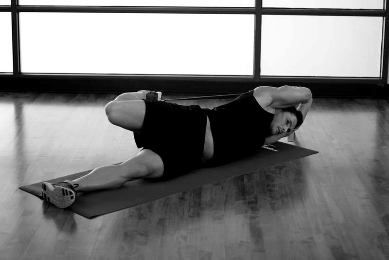 Quad Stretch — end position demonstration photo