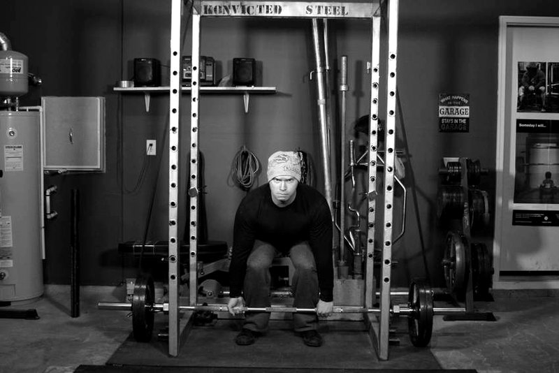 Reverse Band Deadlift — start position demonstration photo