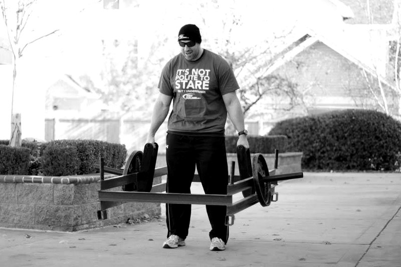 Rickshaw Deadlift — end position demonstration photo