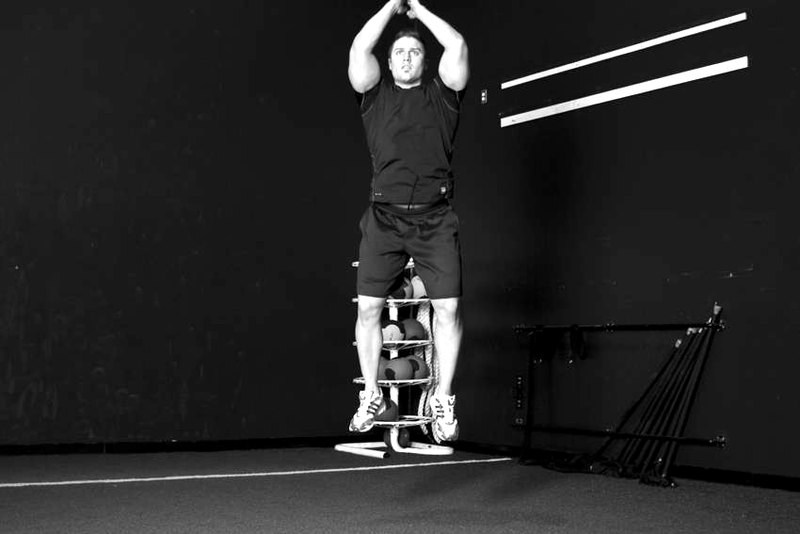 Rocket Jump — end position demonstration photo