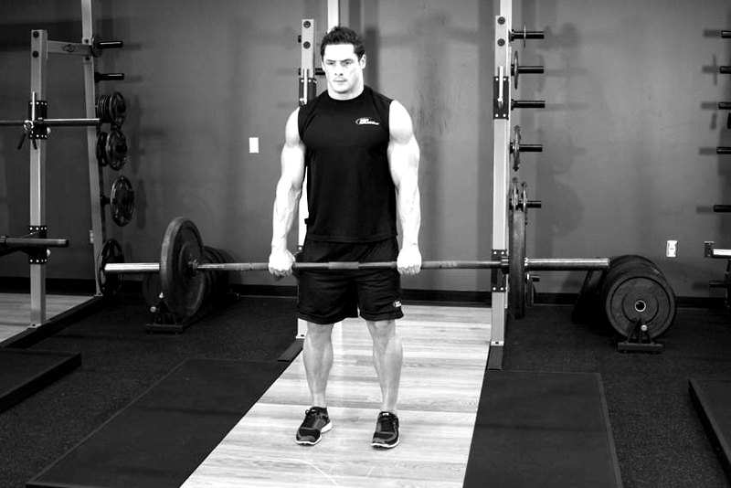 Romanian Deadlift — end position demonstration photo