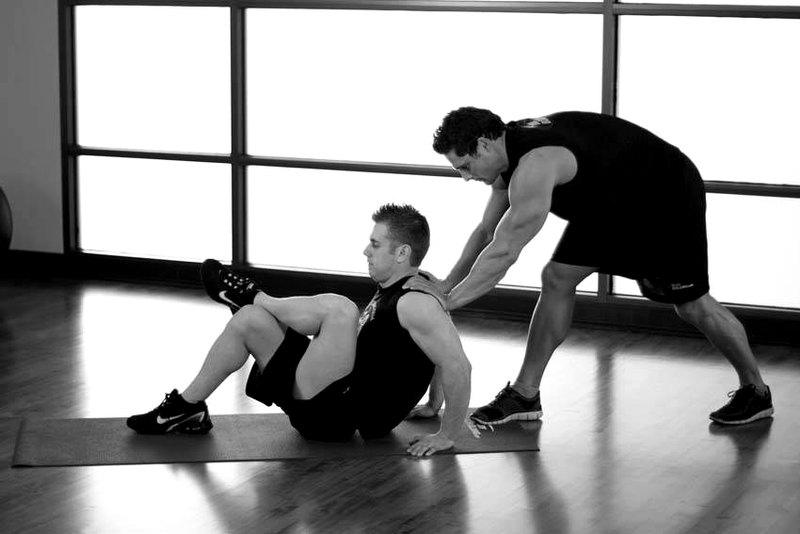 Seated Glute — start position demonstration photo