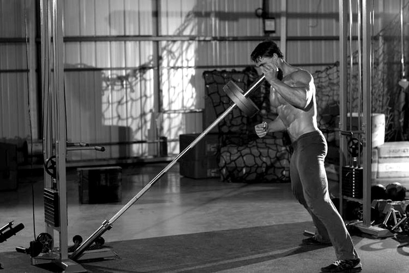 Single-Arm Linear Jammer — start position demonstration photo