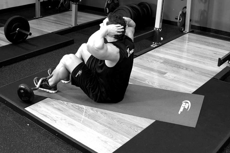 Sit-Up — end position demonstration photo