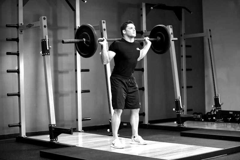 Speed Squats — end position demonstration photo
