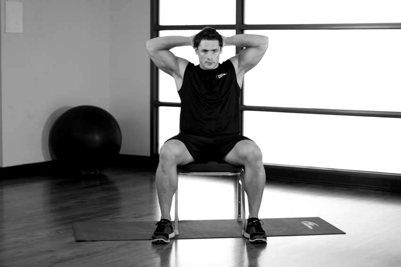 Spinal Stretch — start position demonstration photo