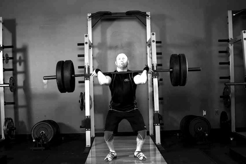 Split Jerk — end position demonstration photo