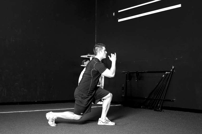 Split Jump — start position demonstration photo
