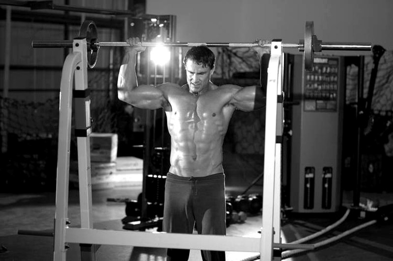 Standing Bradford Press — end position demonstration photo