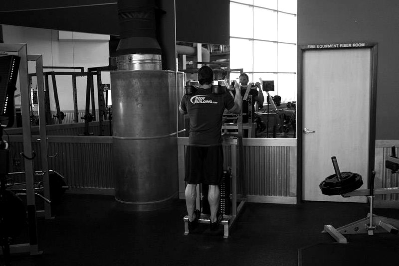 Standing Calf Raises — start position demonstration photo
