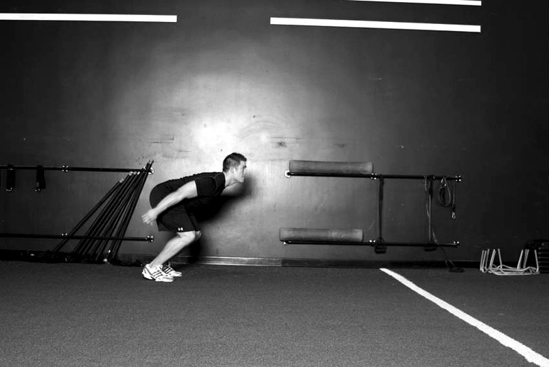 Standing Long Jump — start position demonstration photo