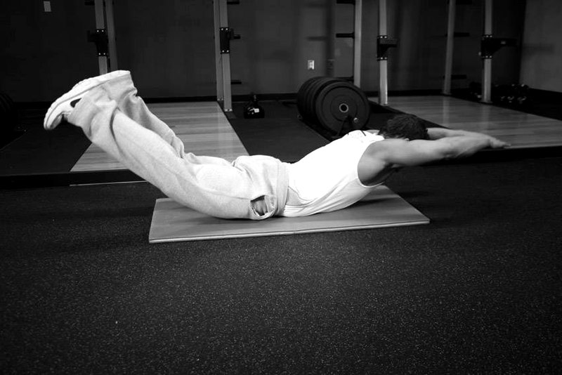 Superman — end position demonstration photo